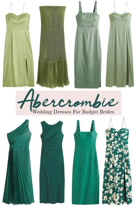 Green wedding guest dresses at Abercrombie.

#falldresses #fallweddingguestdresses #cocktaildress #falloutfits #floraldresses

#LTKstyletip #LTKwedding #LTKSeasonal