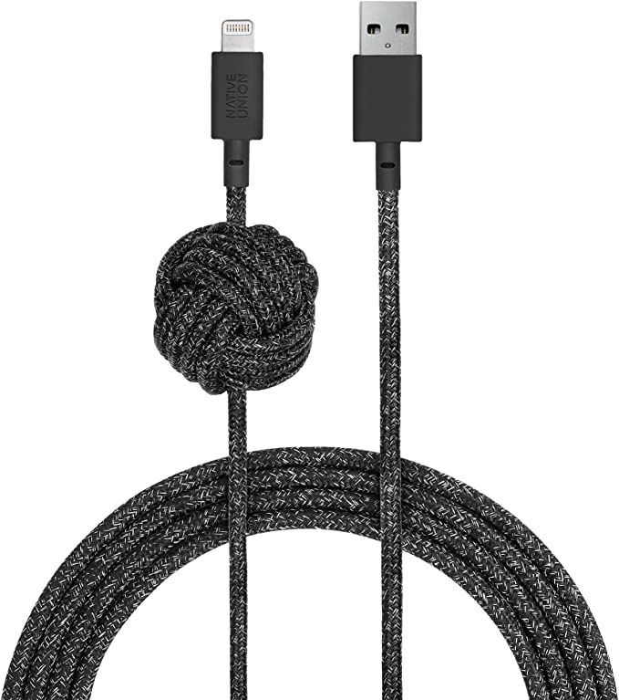 Native Union Night Cable - 10ft Ultra-Strong Reinforced [MFi Certified] Durable Lightning to USB ... | Amazon (US)