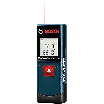 BOSCH GLM20 Blaze 65ft Laser Distance Measure With Real Time Measuring | Amazon (US)