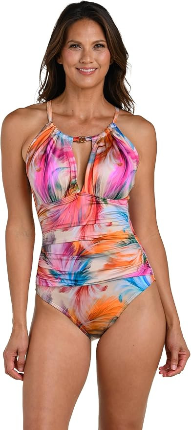 High Neck Keyhole Mio One Piece Swimsuit | Amazon (US)