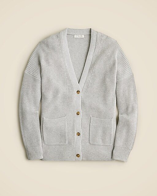 V-neck cotton-blend cardigan sweater | J. Crew US