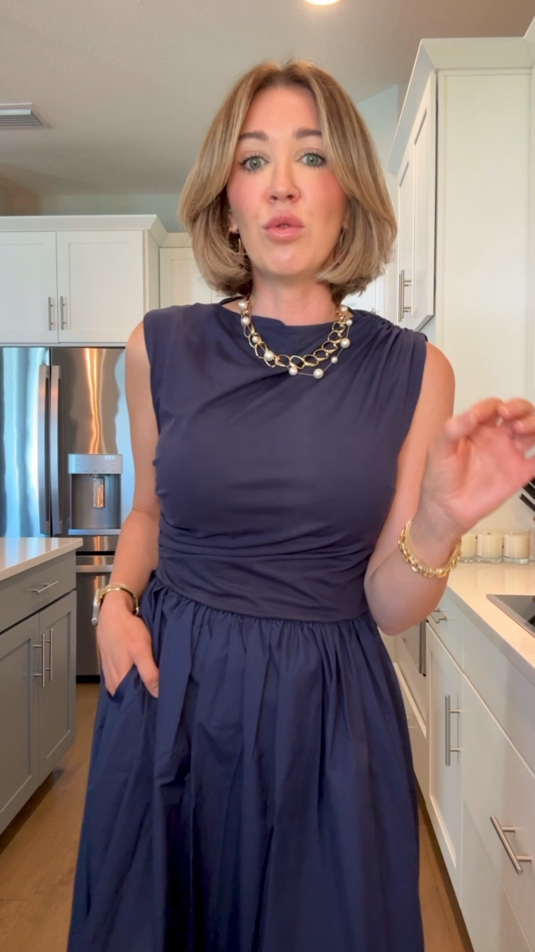 This dress is fantastic- wearing a medium 

#LTKStyleTip #LTKWorkwear #LTKFindsUnder100