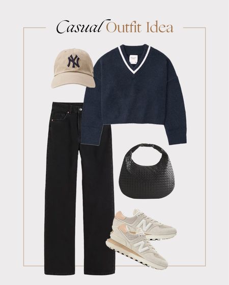 Casual pre fall outfit idea

Jeans, Abercrombie, New Balance, sneakers, sweater, ball cap

#LTKunder50 #LTKstyletip #LTKunder100