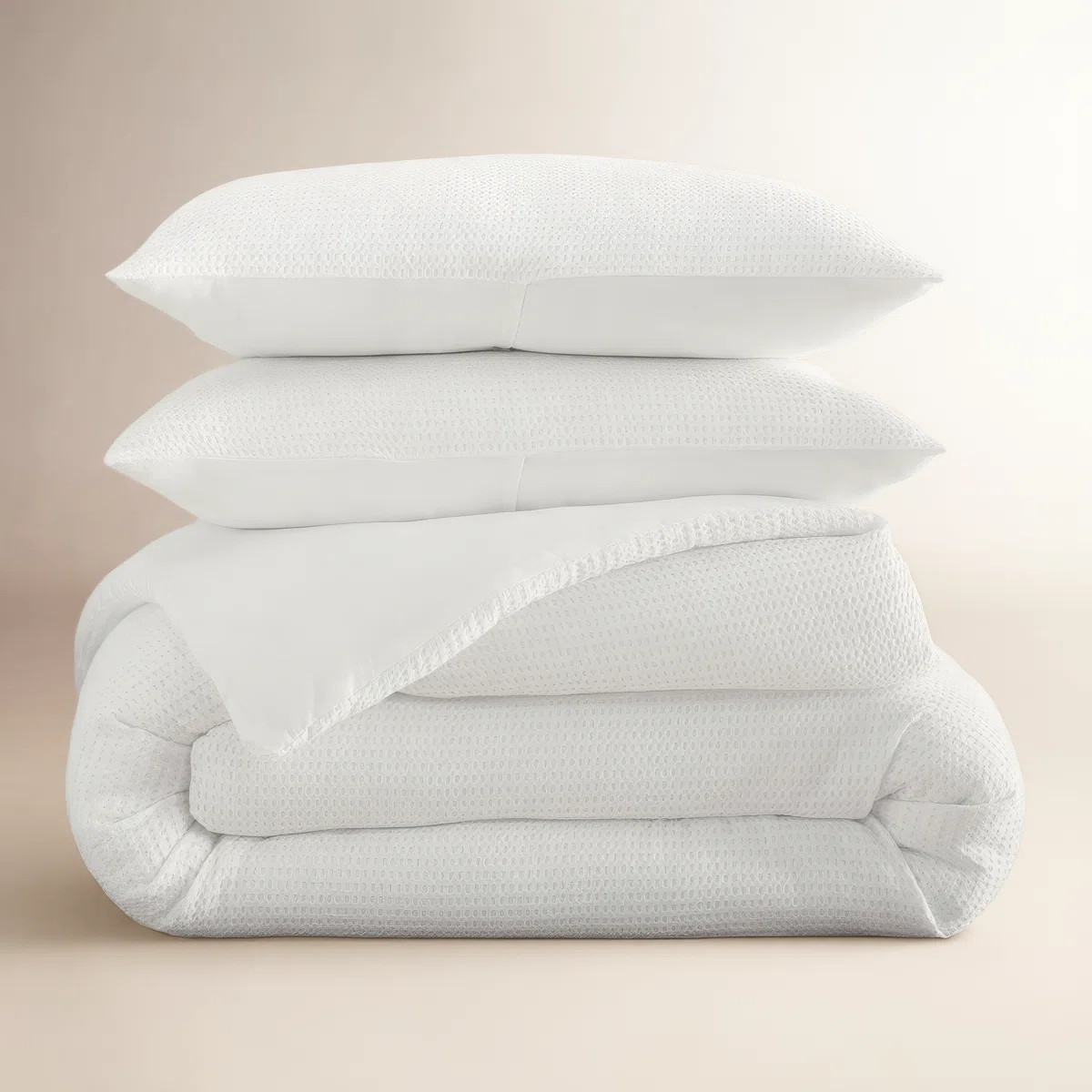Felix Cotton Waffle Comforter Set | Wayfair North America