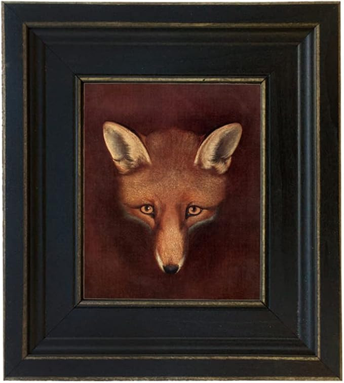 Schooner Bay Co. – Philip Reinagle Renard the Fox 5 x 6” Framed Oil Painting Print on Canvas ... | Amazon (US)