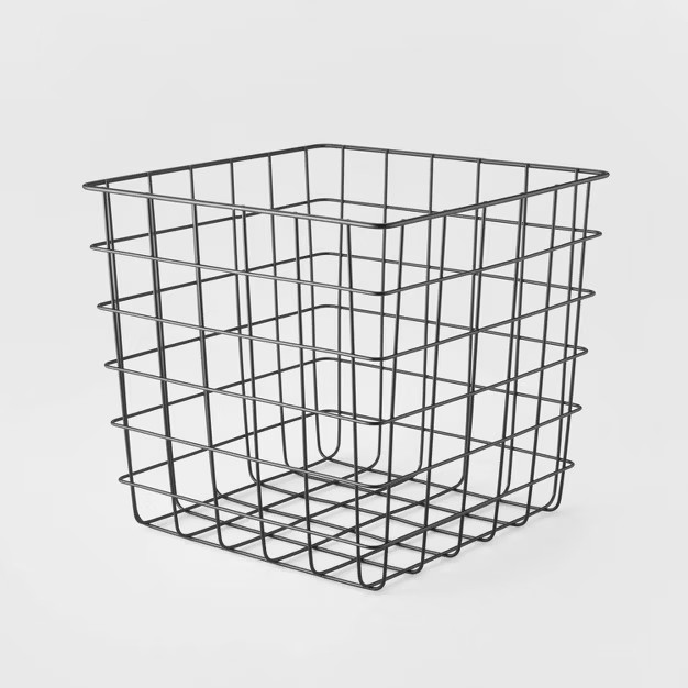 Decorative Wire Basket Square Black - Brightroom™ | Target