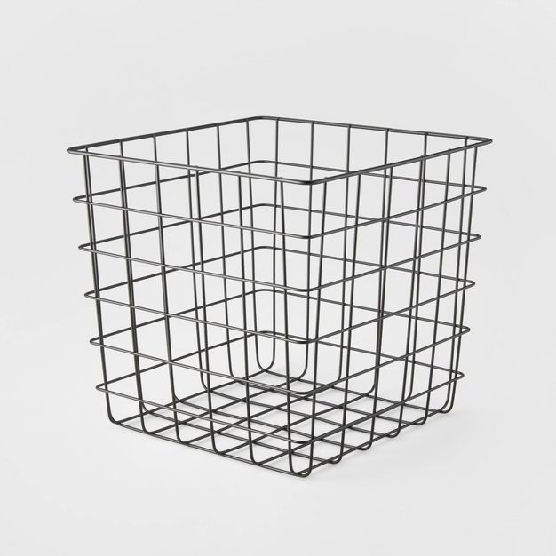 Decorative Wire Basket Square Black - Brightroom™ | Target