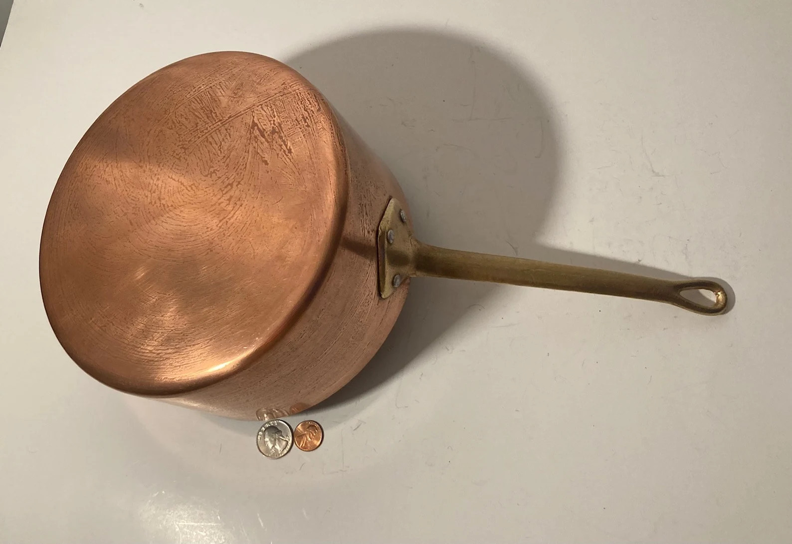 Vintage Metal Copper and Brass Cooking Pot, Quality, Heavy Duty, Cooking, Hanging Display, Kitche... | Etsy (US)