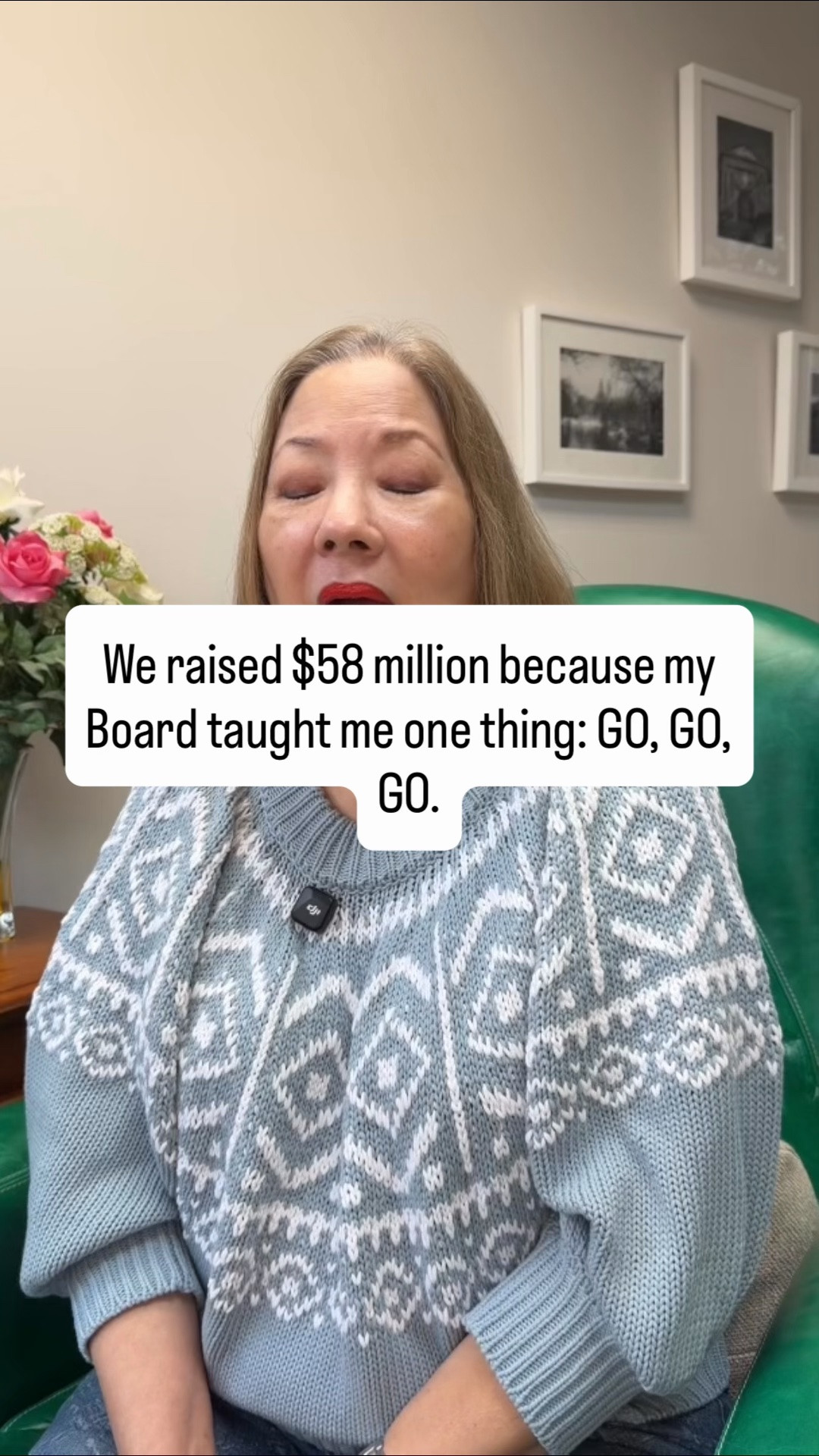 One of the best lessons my Board taught me is to keep moving—and move FAST.

We put this into practice during Restorsea’s fundraising process in 2013/2014, when we raised $58 million.

When you have momentum, don’t stop to make everything perfect. Recognize the opportunity and GO.

#LTKootd #LTKBeauty #LTKstorytime