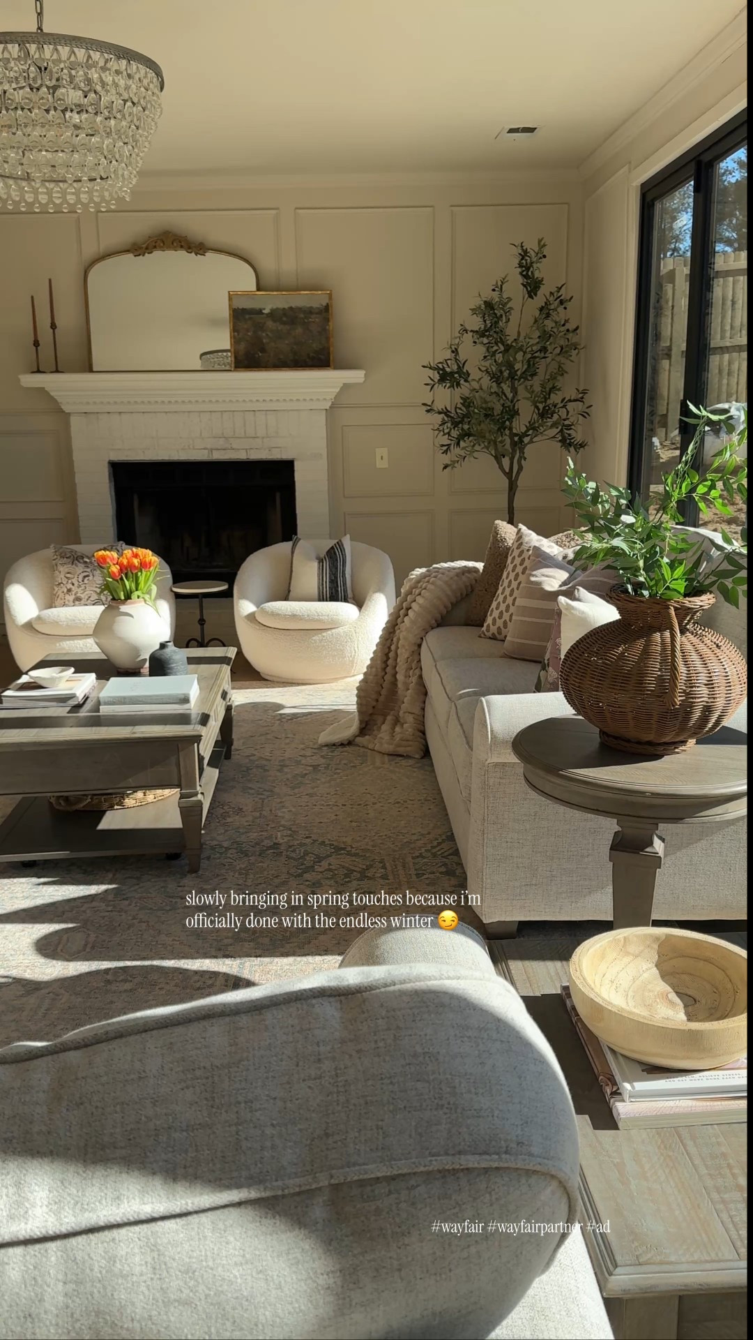 slowly bringing in spring 🤍 

linking some of my favorite spring decor including artificial  trees and 
stems from Wayfair! 

@wayfair #wayfair #wayfairpartner #ad 

#LTKSeasonal #LTKSaleAlert #LTKHome