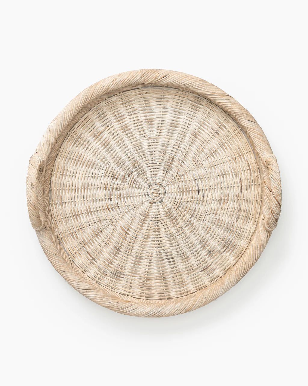 Round Wicker Tray | McGee & Co. (US)