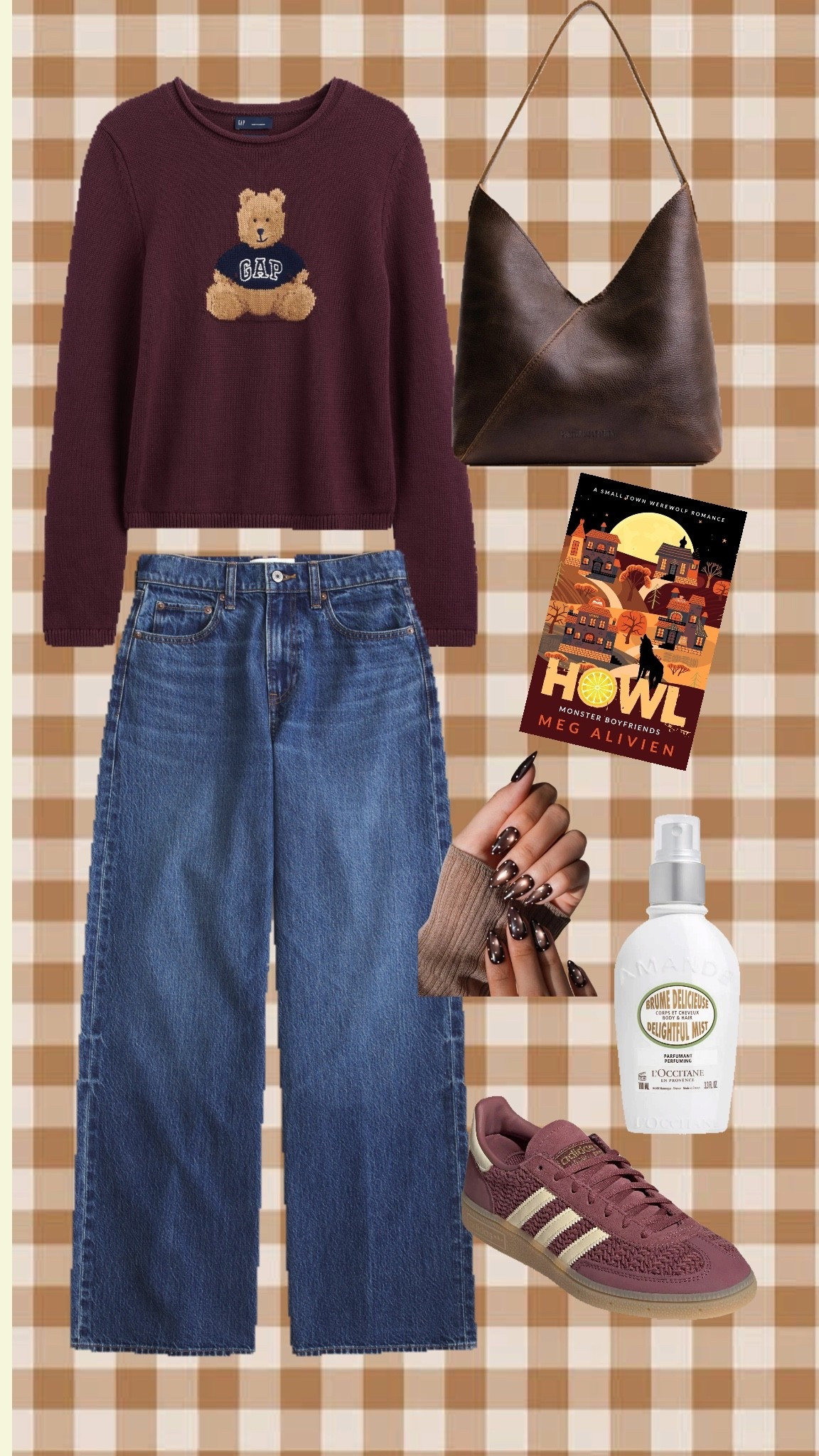 Cozy season starter pack 🐻🍂 This little Gap teddy sweater has my whole heart, and I styled it with wide leg denim, my go to burgundy Adidas, and a good werewolf romance for the full fall vibe.

#LTKfindsunder50 #LTKstyletip #LTKSeasonal #LTKfindsunder100 #LTKshoecrush #LTKitbag #falloutfits #fallstyle #cozyseason #teddybearsweater #wideleg jeans #adidasspezial #gapstyle #fallfashion2026 #outfitinspo #casualstyle #momstyle #falloutfitinspo #sweaterweather #booktok

#LTKootd #LTKMidsize #LTKSeasonal