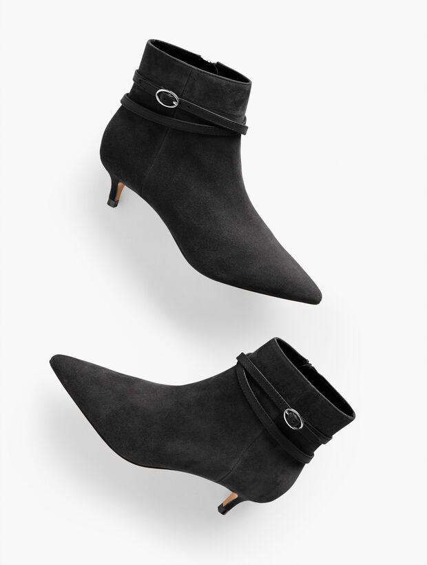 Iona Suede Ankle Boots | Talbots
