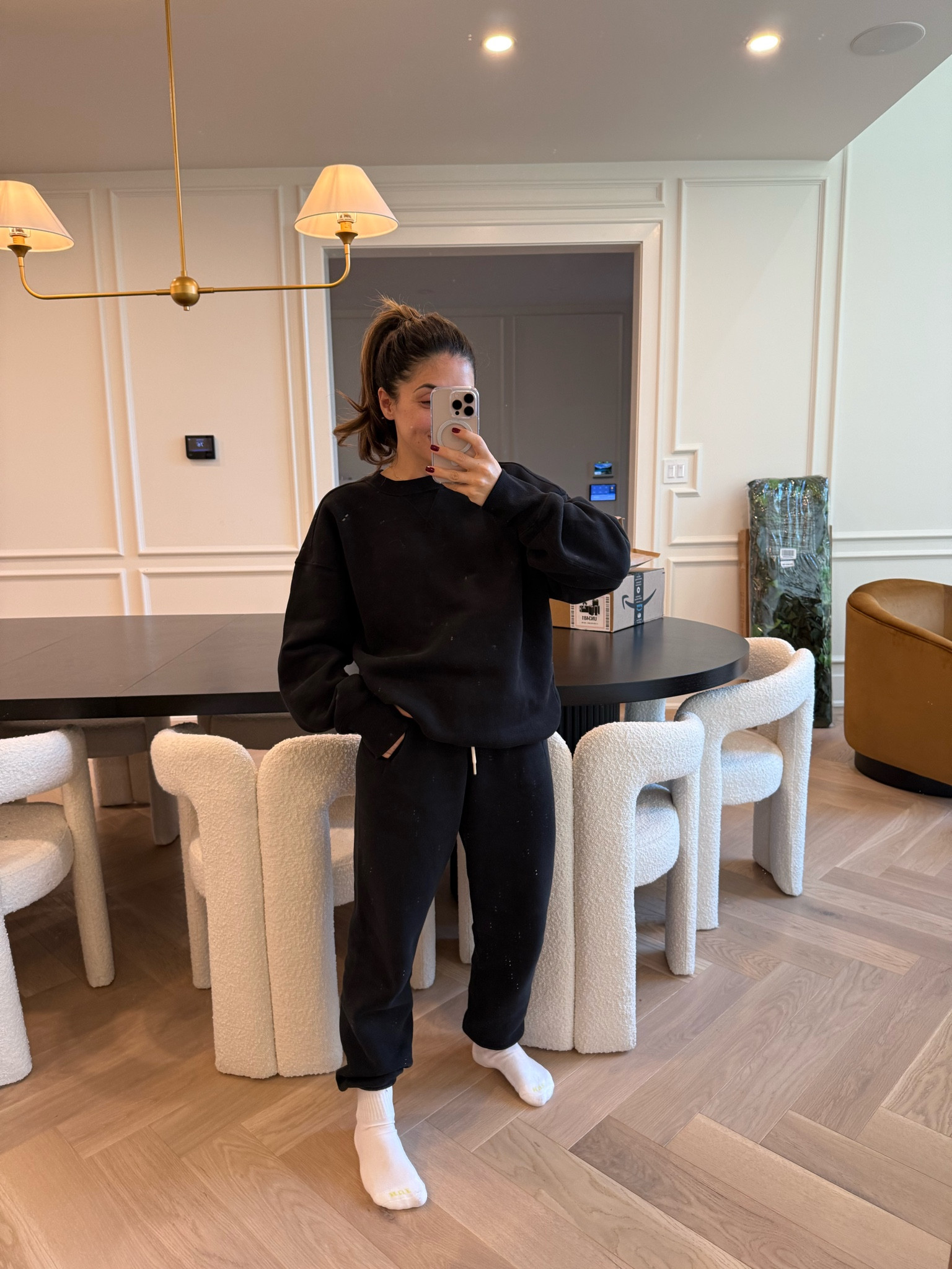 Super cozy oversized set 
Wearing size s top and XS bottoms 

#LTKautumn