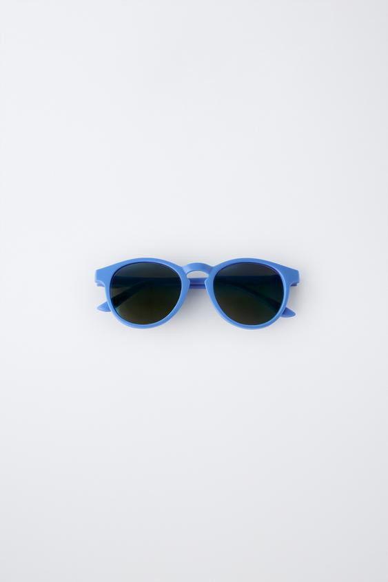 Zara - Thin Resin Sunglasses - Light Blue - S (4-6 Years) - Kids | Zara UK