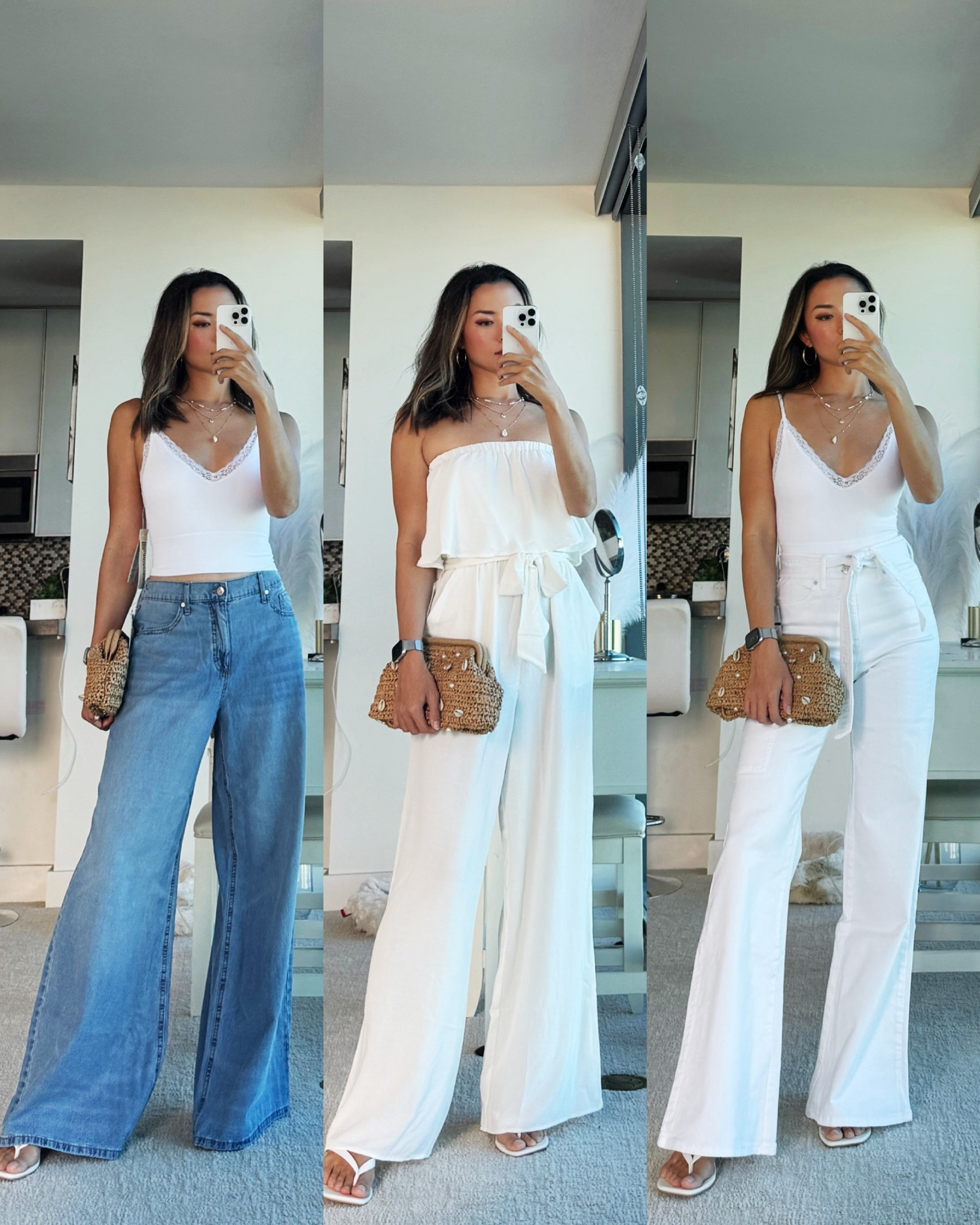 More under $100 looks! Each item is less than $30!! Wearing the blue denim in size 0, edit denim size 2 and jumpsuit in XS and white cami XXS #walmartpartner #walmartfashion @walmartfashion

#LTKStyleTip #LTKSeasonal #LTKSummerEdit