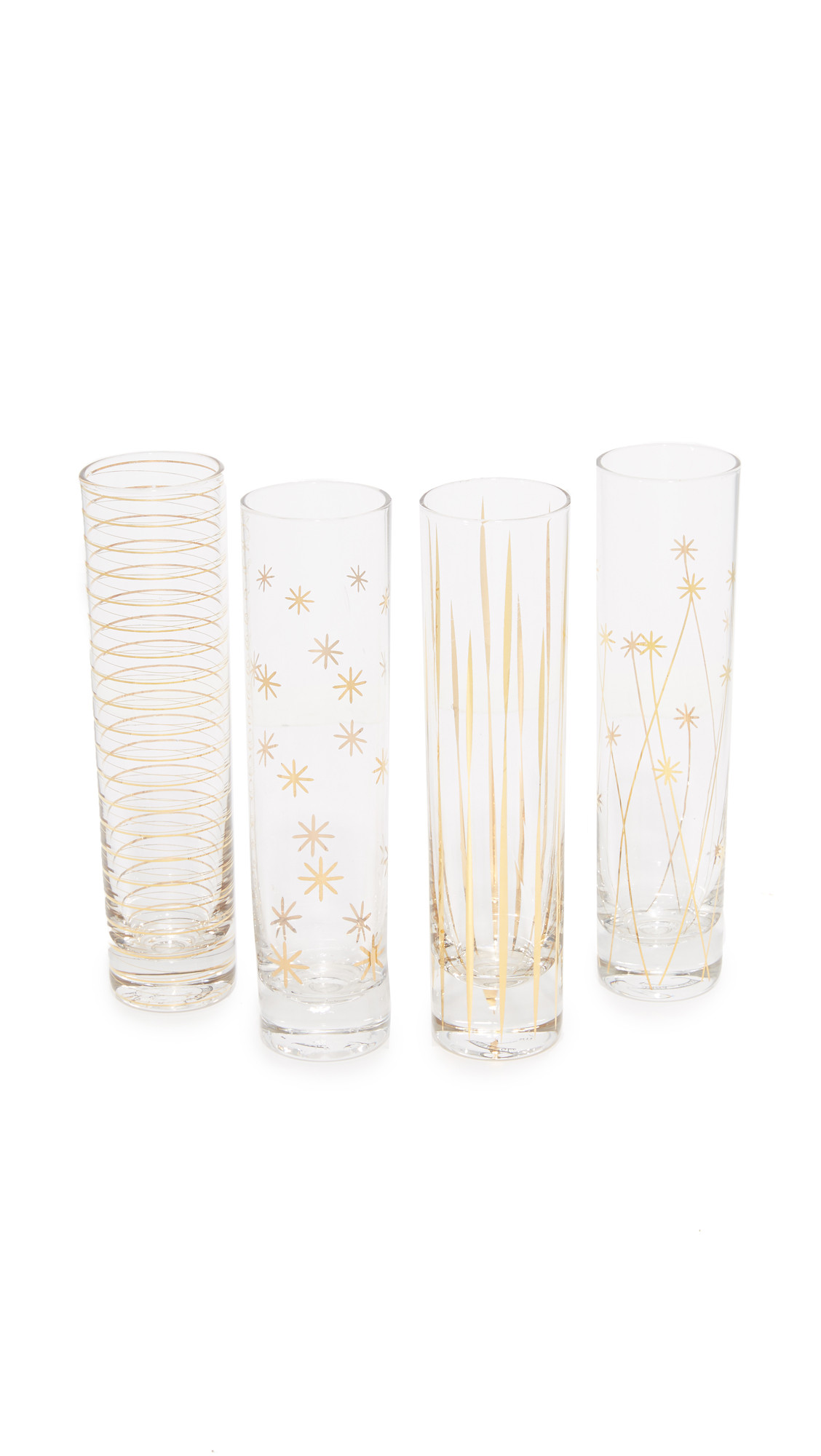 Assorted Set of 4 Champagne Flutes | Shopbop