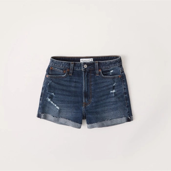 High Rise Stretch Shorts | Abercrombie & Fitch (US)