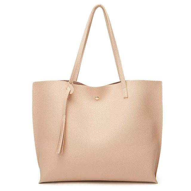 Sexy Dance Tassel Tote Leather Bag for Women, Ladies Large Capacity Fashion Shoulder Handbag Bag ... | Walmart (US)