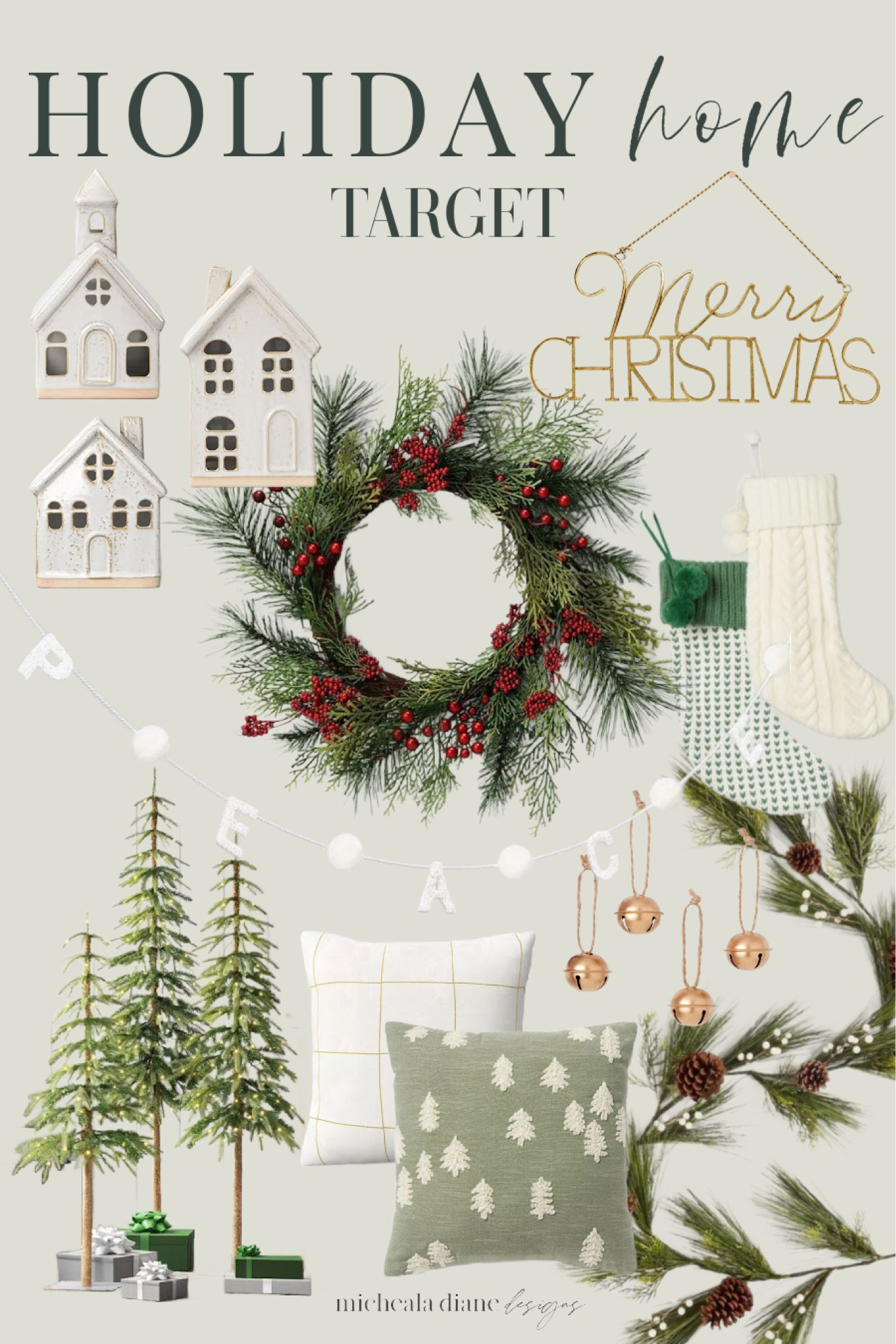 Neutral affordable Christmas Decor from @target 🌲

#LTKSeasonal #LTKHoliday #LTKhome