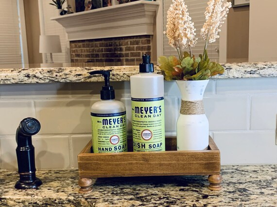 Rustic Wood Riser | Wood Sink Caddy  | Soap Holder Soap Tray | Kitchen Riser Stand | Sink Tray | ... | Etsy (US)