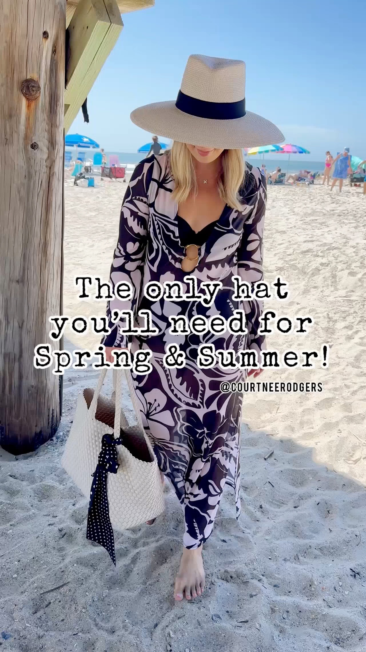 The newest addition to my straw hat collection, this @ericjavits Daphne hat! ☀️ This beauty is STUNNING and so well made!👌🏻 I wore it all weekend at the beach and it gave the best coverage —love that it has the highest rating of UPF50+ 🌊 It’s lightweight and packable which makes it perfect for Summer travels! You can use my code: COURTNEE10 for 10% OFF at www.ericjavits.com #ericjavits  

 #LTKootd #LTKSwim #LTKTravel