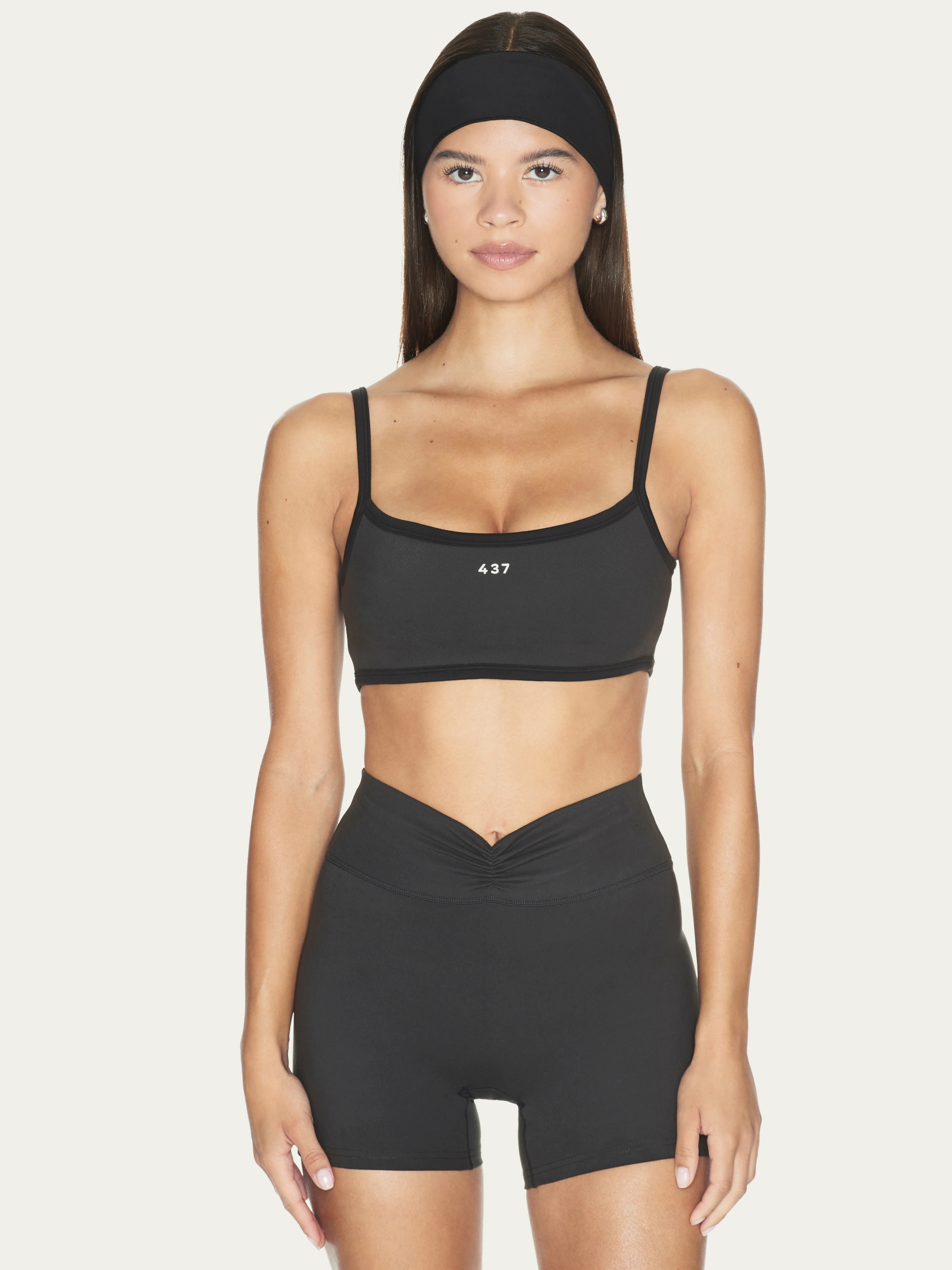 The Micro Bra Charcoal & Black | 437