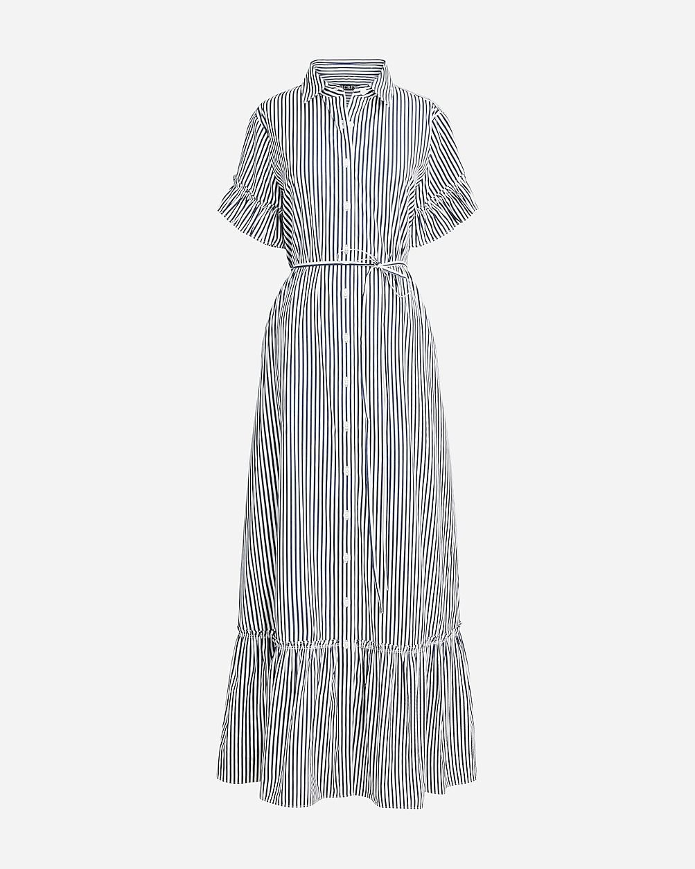 new color5.0(3 REVIEWS)Amelia maxi shirtdress in stripe cotton poplin$99.50$168.00 (41% Off)Dress... | J.Crew US