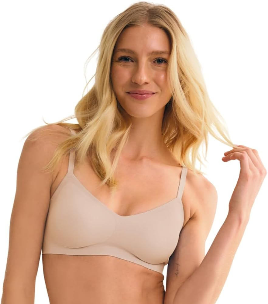 Floatley to The T-Shirt Wireless Lift Bra for Women, Soft Silky Back Smoothing Everyday Comfort B... | Amazon (US)