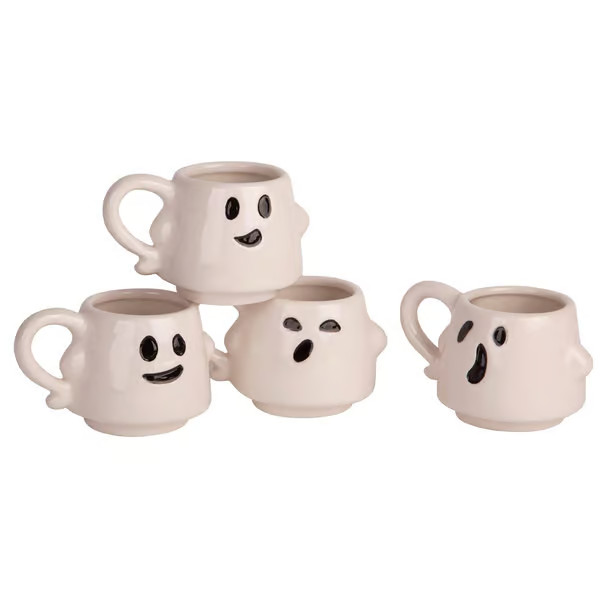 Home Essentials Ghost Espresso Cups - Set of 4 | Boscov's Department Stores