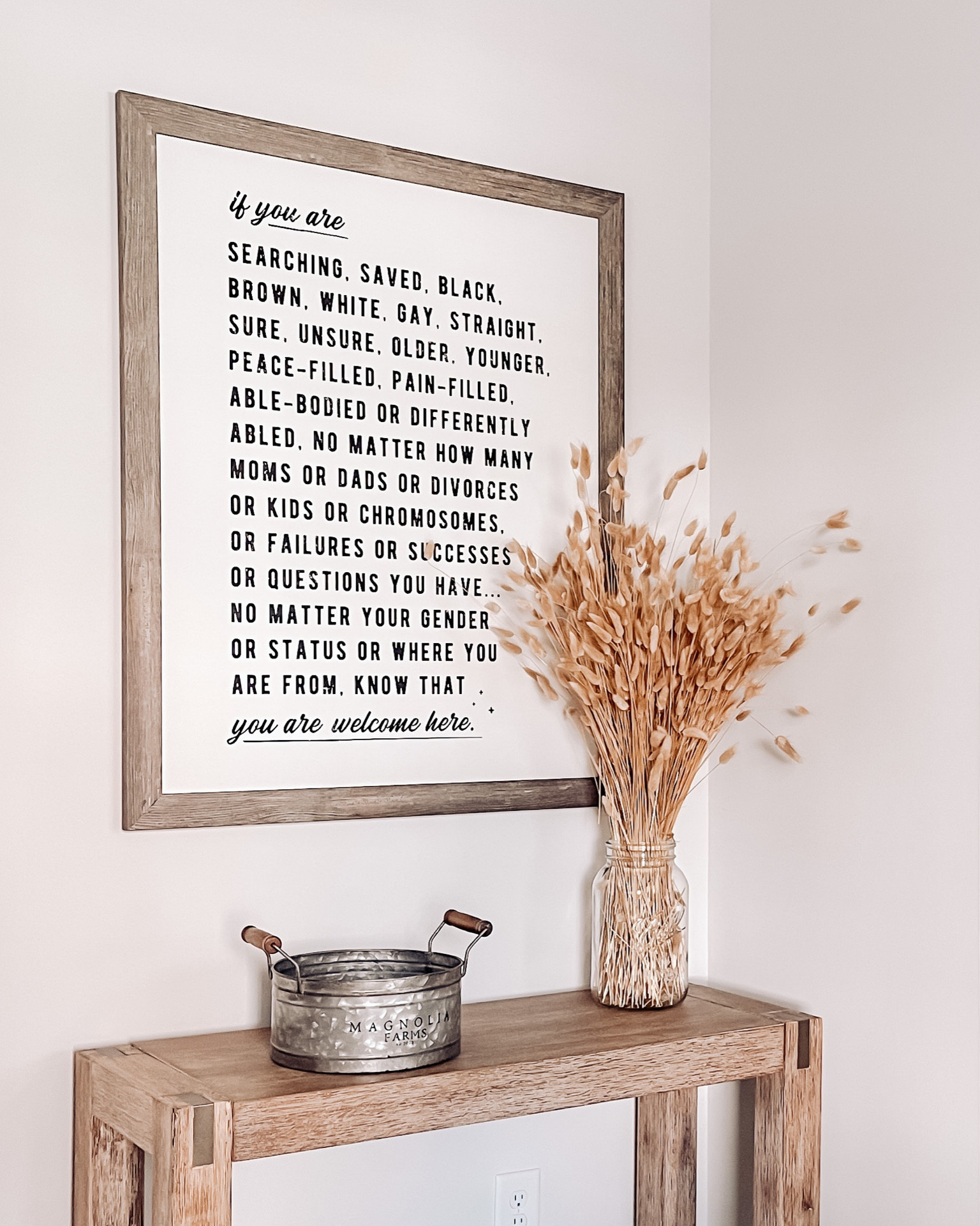 Welcome artwork for home foyer decor.. 

#competition

#LTKFind #LTKstyletip #LTKhome