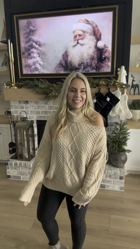 Sized up in the sweaters and did my normal large in the blazer. Loving these finds from @walmartfashion #walmartpartner #sofiajeans #walmartfashion 

#LTKmidsize #LTKHoliday #LTKVideo