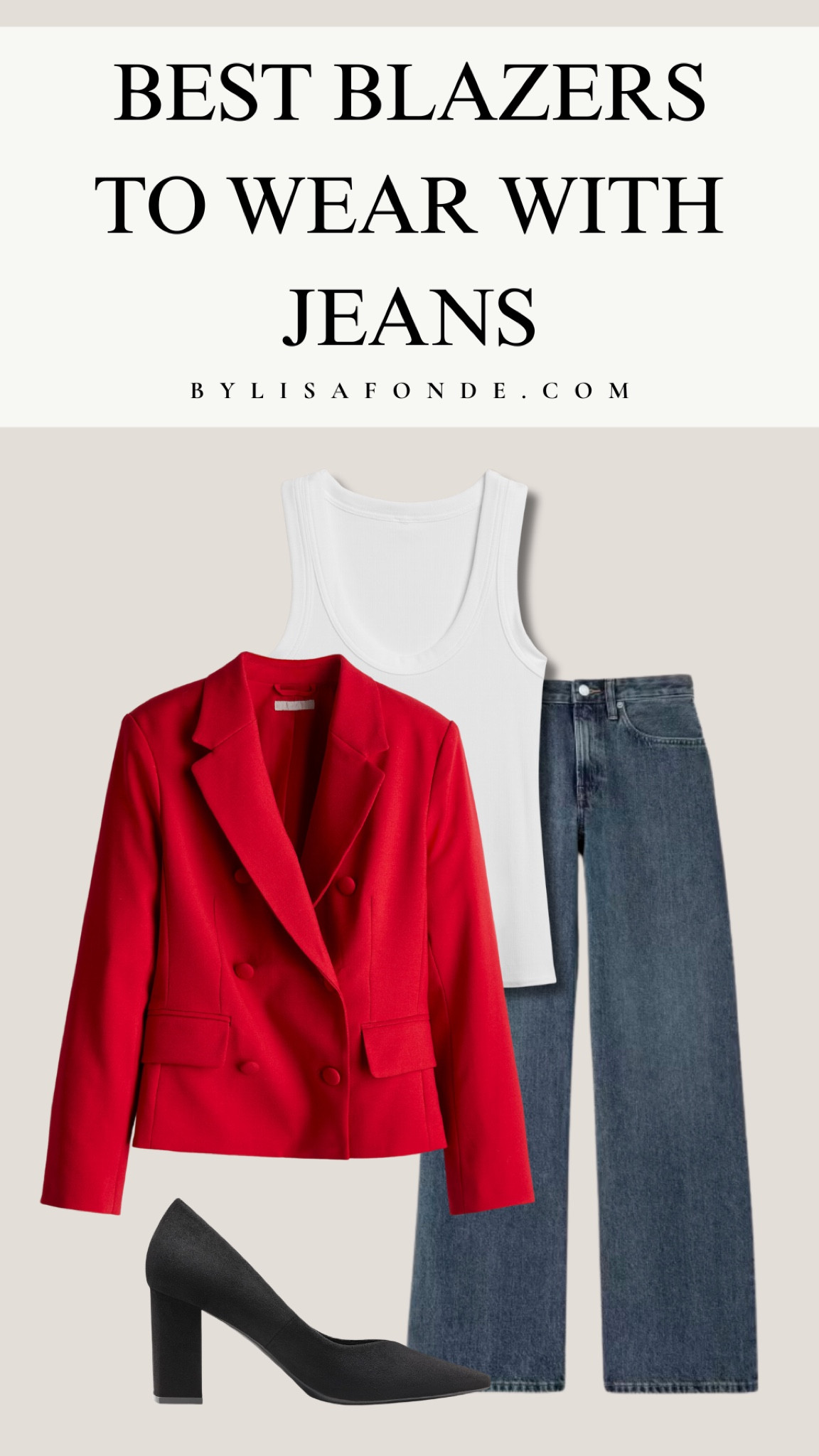 Casual Jeans Outfit With Red Blazer

#LTKWorkwear #LTKStyleTip