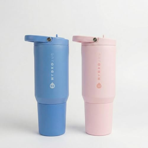 Hydrojug - Pink Sand 32oz Sport + Light Blue 20oz Sport | Amazon (US)