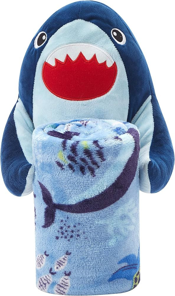 Heritage Kids 2 Piece Kids Set,13" Plush Cuddly Huggable with 30"x40" Super Soft Cozy Throw, Shar... | Amazon (US)