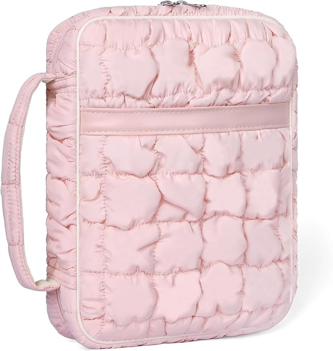 Puffy Bible Cover Case for Women, Lightweight Bible Bag Soft Waterpoof Carrying Case Book Cover f... | Amazon (US)