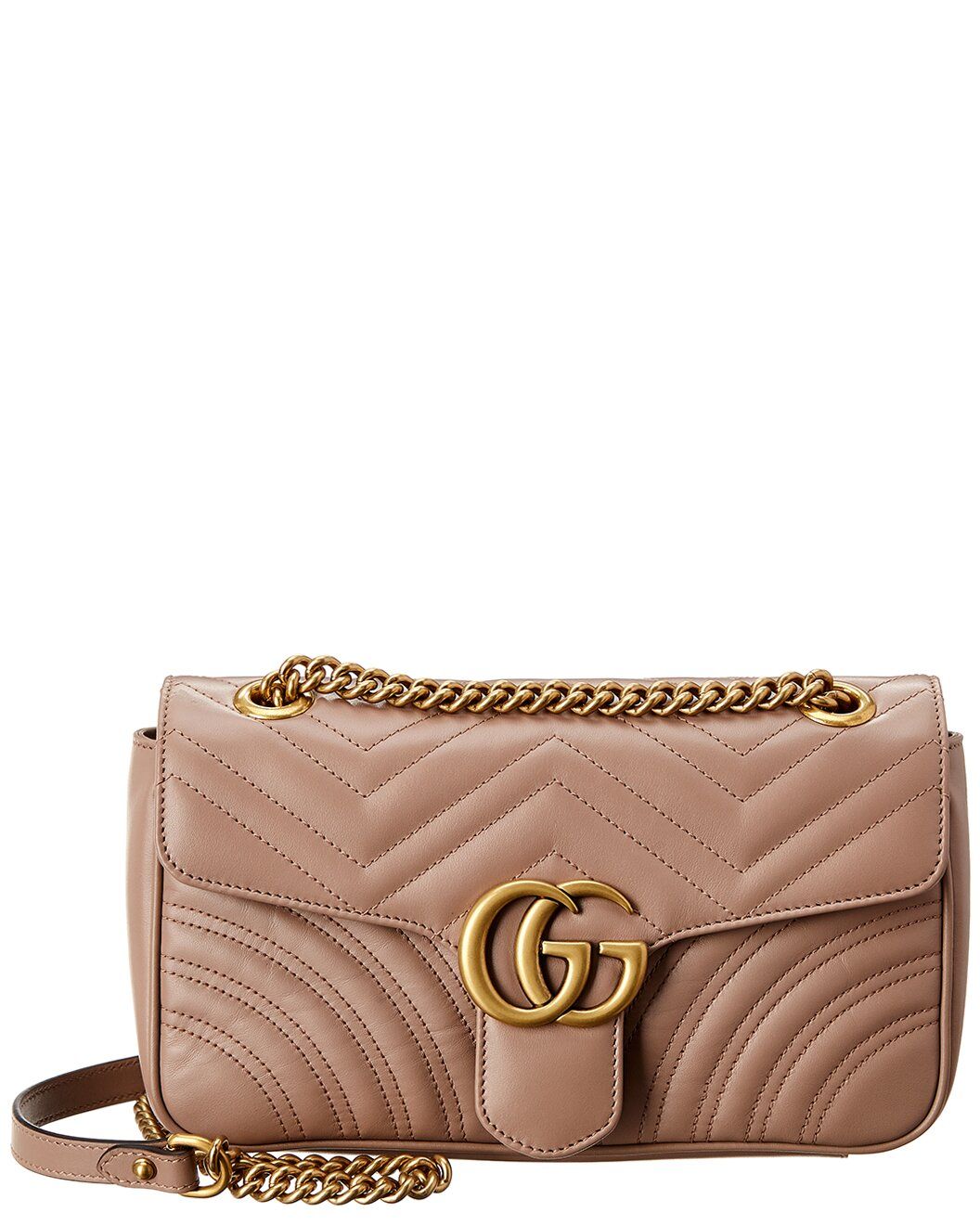 GG Marmont Small Matelasse Leather Shoulder Bag | Gilt