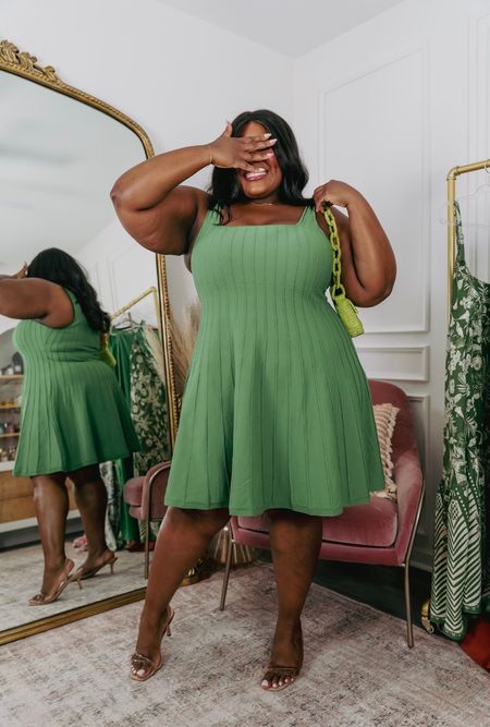 Brb, scheduling brunch with the girlies just so I can wear this dress💚 

Wearing XXL.

plus size fashion, dresses, wedding guest dress, vacation, spring outfit inspo, summer fashion, mini dress, maxi dress, brunch, girls night, date night looks, style guide

#LTKfindsunder100 #LTKplussize #LTKfindsunder50