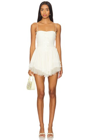 MAJORELLE Analyse Mini Dress in Ivory from Revolve.com | Revolve Clothing (Global)