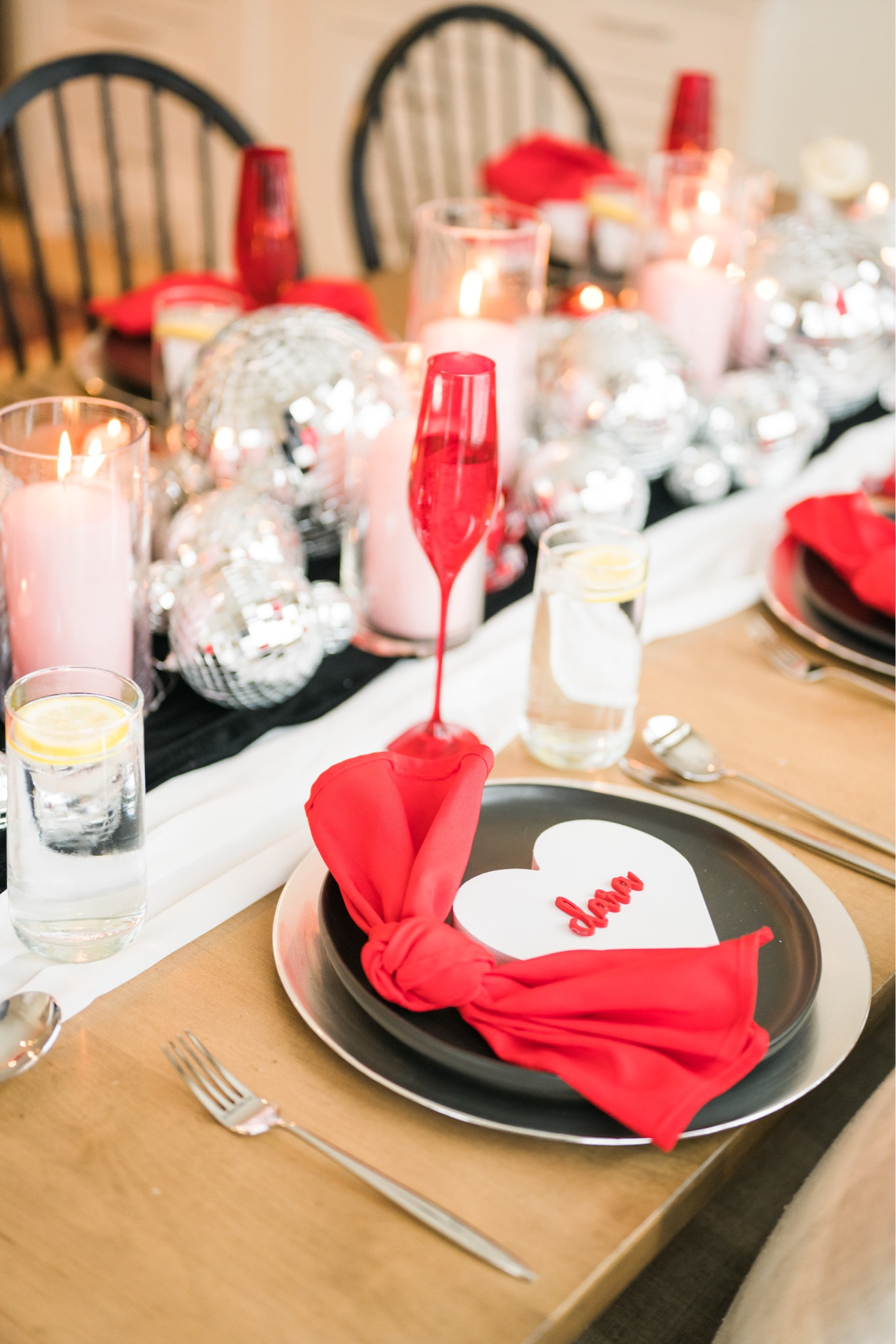 Galentines Disco Table Setting and center piece 😍😍😍

#LTKwedding #LTKhome #LTKunder100