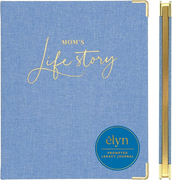 ELYN Mom's Life Story Journal, Legacy Journal with 120+ Guided Prompts, Meaningful Gift for Mom t... | Amazon (US)
