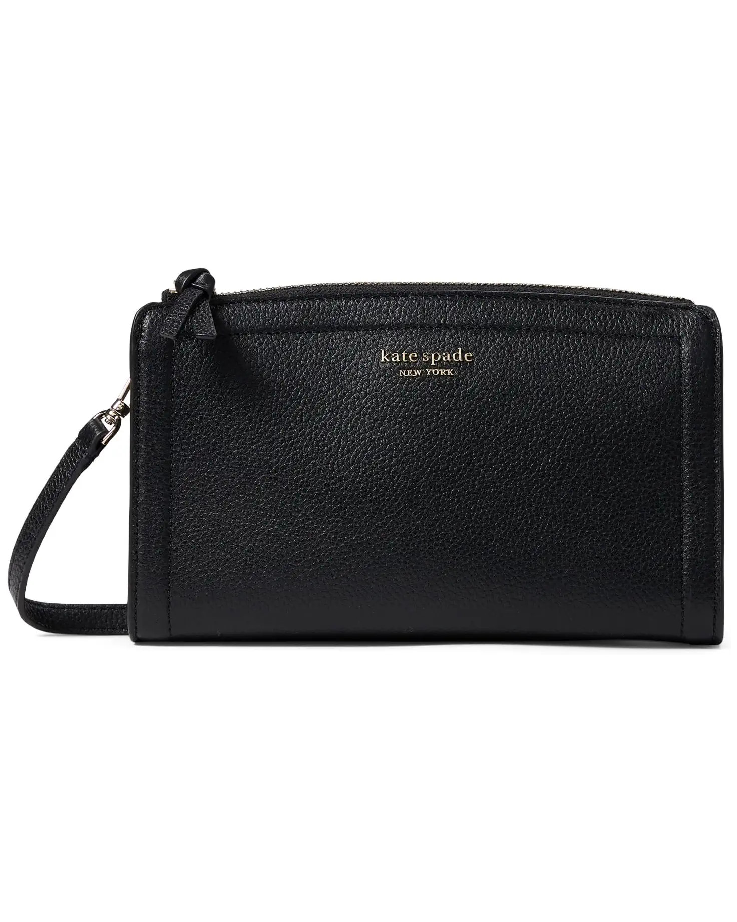 Kate Spade New York Knott Pebbled Leather Small Crossbody | Zappos