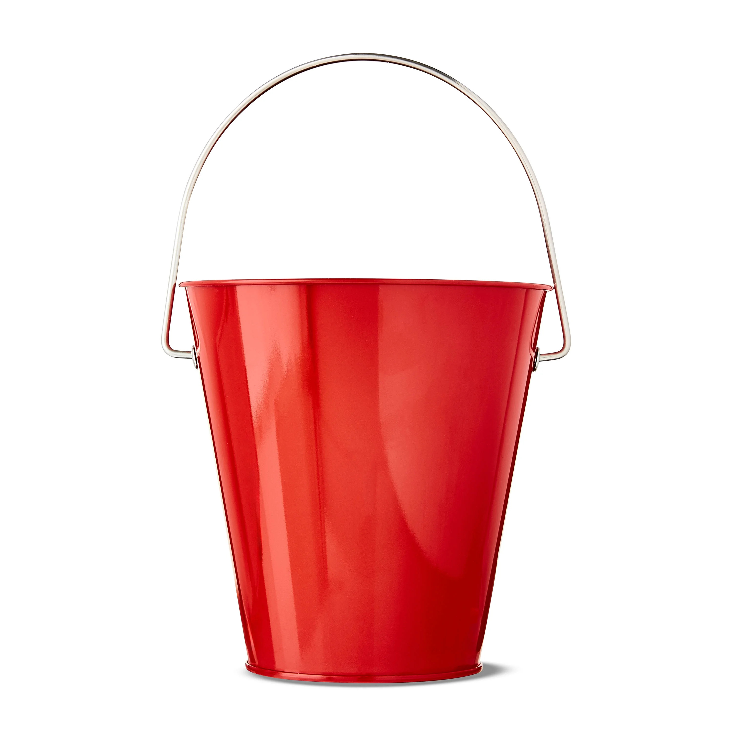 Red Tin Pail with Handle, 4.6", by Way To Celebrate | Walmart (US)