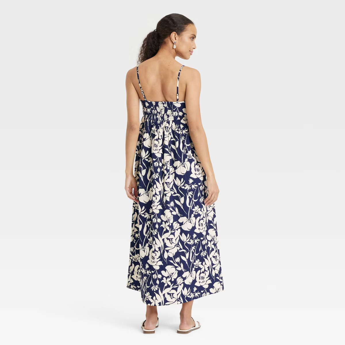 Women's Seersucker Maxi A-Line Dress - A New Day™ | Target