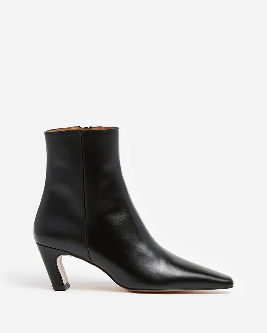 Xena Leather Black Boot | Flattered