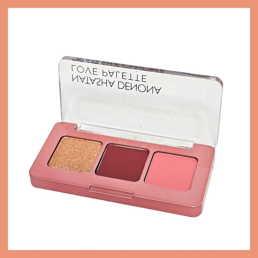 Natasha Denona Baby Love Palette Eyeshadow Trio Bronzy Pink Deep Red Mini | eBay US