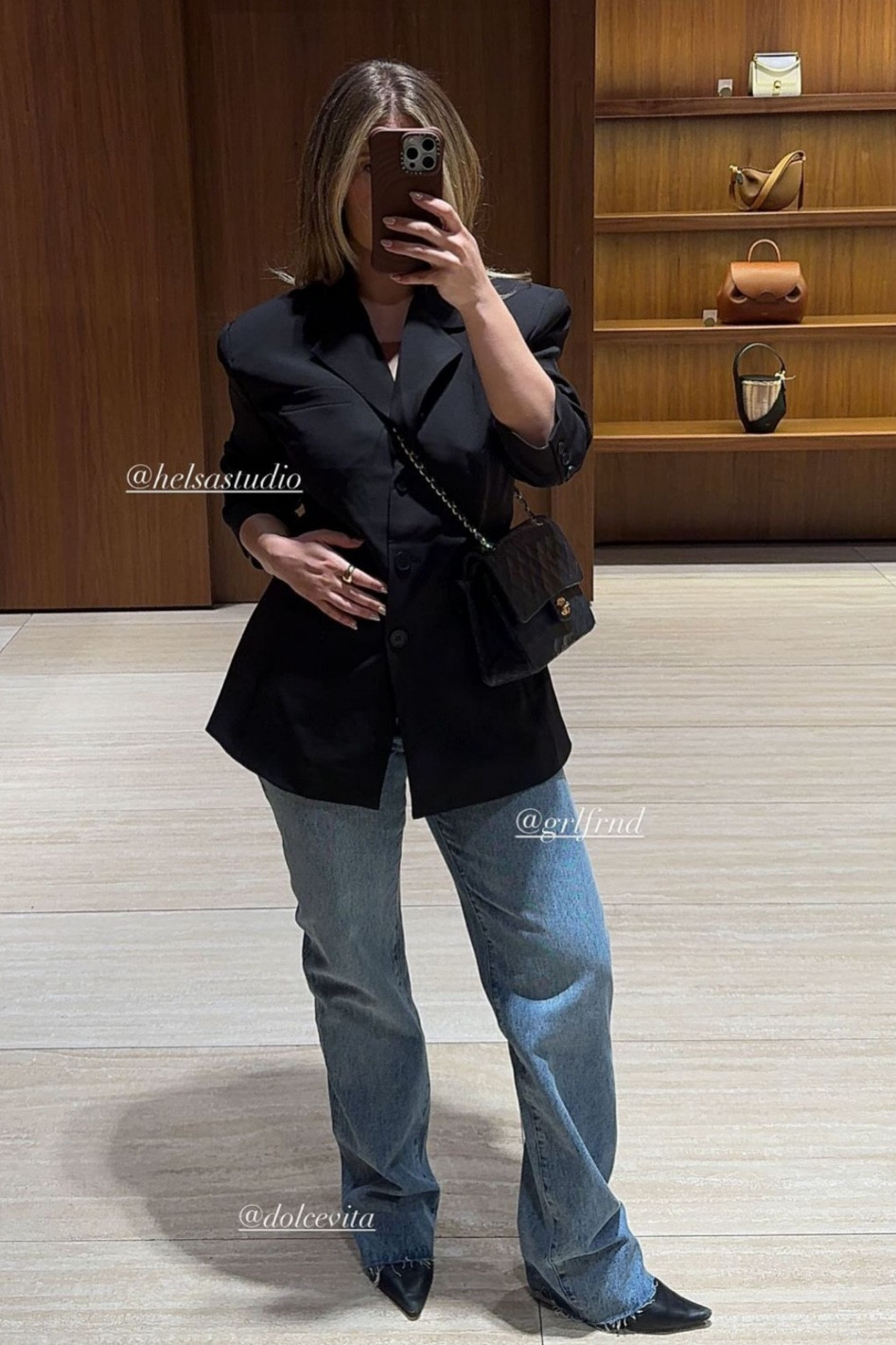 outfit of the night. this blazer is sooo flattering