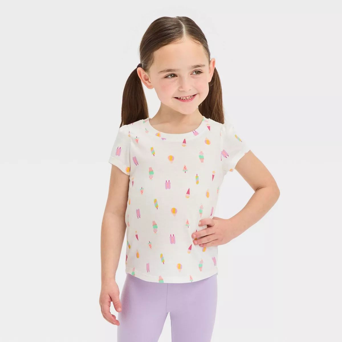 Toddler Girls' Popsicles T-Shirt - Cat & Jack™ White | Target