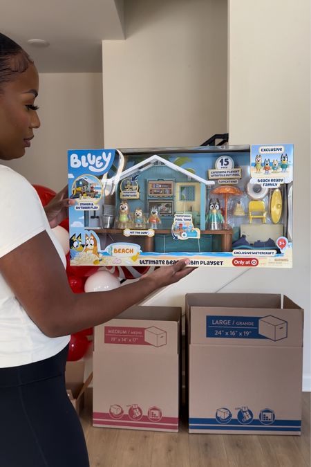 #ad Last minute gift idea for kids @target and to save time on wrapping them just add the goodies to a “Gift Tower Set”! 

My girls are obsessed with Bluey so the Bluey’s Ultimate Beach Cabin Playset for the win ✨



@shop.ltk 
#target #targetpartner #toys #lastmintuegifts #giftguide #liketkit #targetfinds

#LTKkids #LTKfamily #LTKHoliday