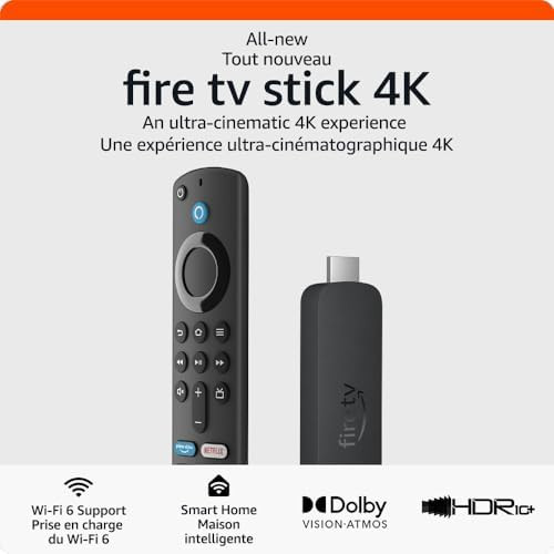 Amazon Fire TV Stick 4K streaming device, more than 700,000 movies and TV episodes, supports Wi-F... | Amazon (CA)
